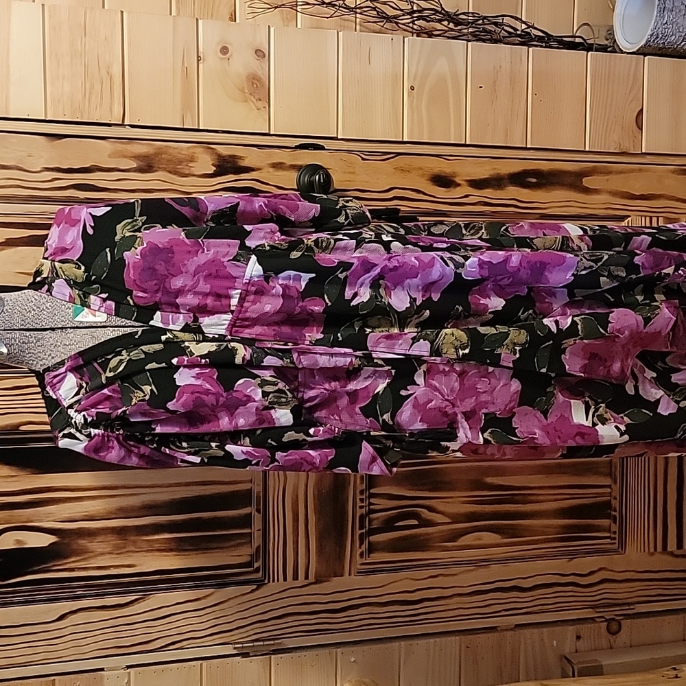 En Creme Duster Floral Kimono